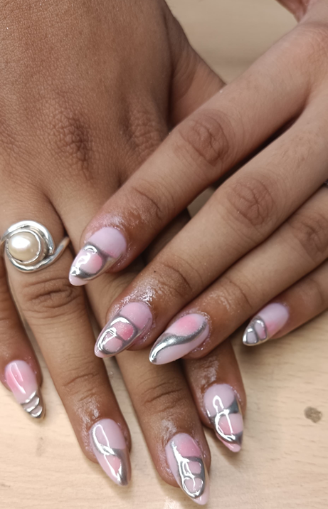 Creative nail art design — best nail art in Mehsana at Beauty Dream Salon